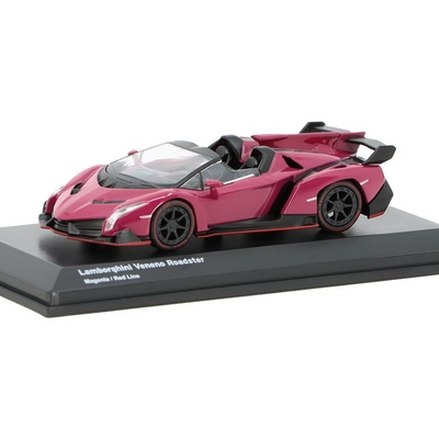 Kyosho Lamborghini Veneno Roadster fialová 1:64
