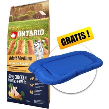 Ontario Adult Medium Chicken & Potatoes 12 kg