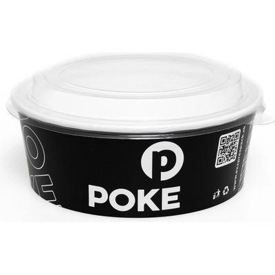 Exxprespack obal POKE BOWL 1300 ml 38oz Ø18,7 čierna