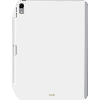 SwitchEasy CoverBuddy Case - поликарбонатов кейс (с отделение за Apple Pencil 2) за iPad Pro 11 (2018) (съвместим с Apple Smart Keyboard, Magic Keyboard, Smart Folio) (бял)