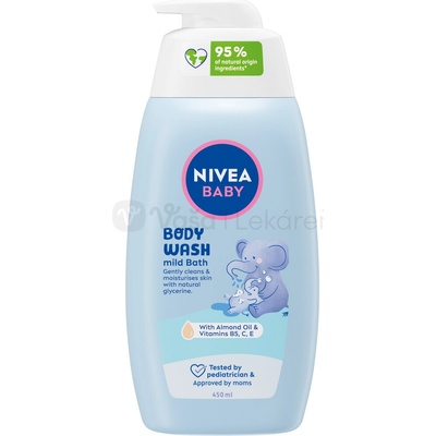 Nivea Detská krémová pena do kúpeľa 450 ml
