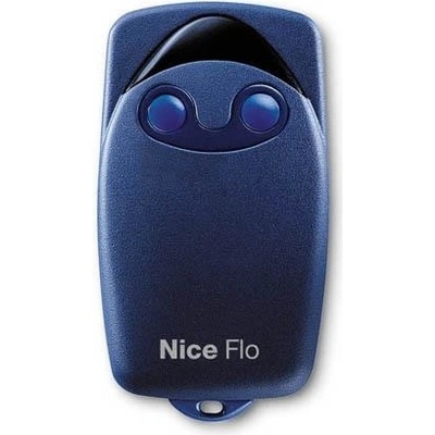 Nice Diaľkový ovládač pohonu brány a vrát FLO2 pevný kód, 2-kanálový 433 MHz