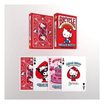 Cartamundi Deutschland Bicycle® Hello Kitty - 50th Anniversary (Designer Spielkarten, Poker, Skat. . . )