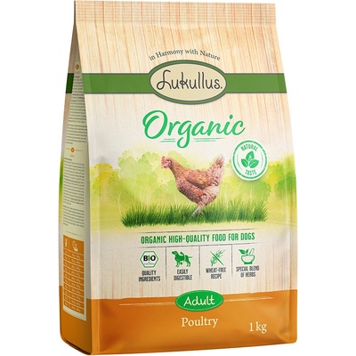 Lukullus Organic drůbež bez pšenice 5 x 1 kg