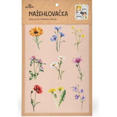 Lesní svět Nažehlovačka M 092 - Luční kvítí 1.