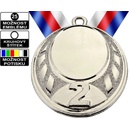 Medaile MD43 stříbro s trikolórou