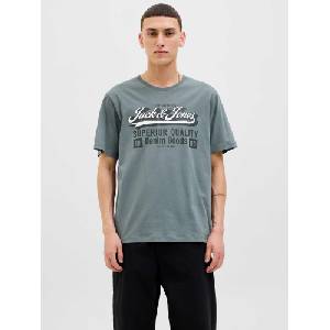 JACK & JONES Тениска jjelogo tee ss o-neck 2 col aw25 sn