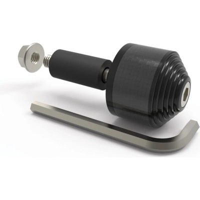 závaží řídítek Carb Ends 2 s redukcí pro vnitřní průměr 13 a 18 mm (vnější 22 a 28,6 mm), OXFORD (černé, pár) M003-86