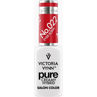 VICTORIA VYNN Hybridní gel lak PURE CREAMY HYBRID 022 Ever Poppy 8 ml