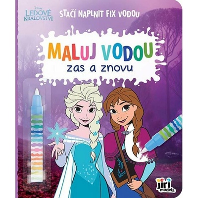 Jiri Models Knížka Maluj vodou zas a znovu Ledové království/Frozen