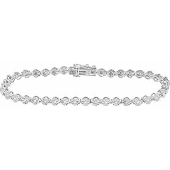 Eppi Náramok s trblietavými diamantmi Alessio BR42188