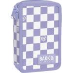 BackUP Purple Chess несесер с 2 ципа ПЪЛЕН