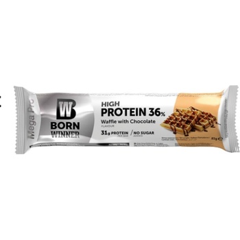 Born Winner Mega Pro 36% High Protein Bar [85 грама] Гофрета с шоколад