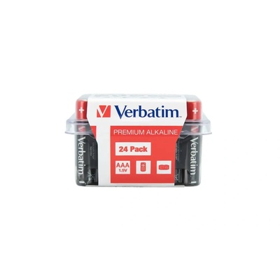 Verbatim Батерия Verbatim ALKALINE BATTERY AAA 24 PACK (BOX) (49504)