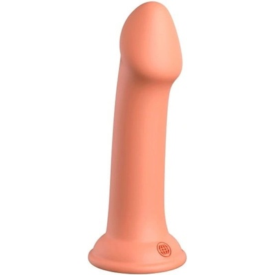 Dillio Platinum Silikonové dildo Big Hero oranžové dildo s přísavkou 17,2 x 3,8 cm