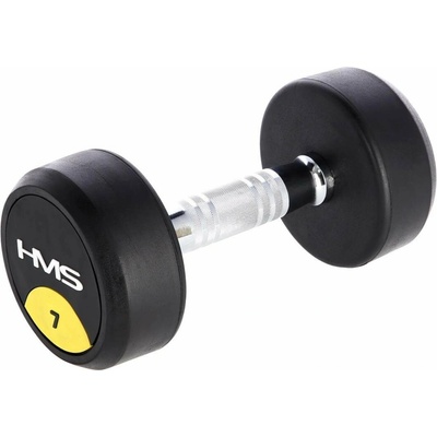 HMS HG Pro Rubbered One-Handed Dumbbell 7 kg