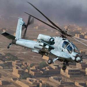 Academy Комплект модел хеликоптер 12129 - AH-64A ANG "South Carolina" (1: 35)