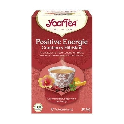 Yogi Tea Pozitivní energie brusinky ibišek bio 30,6 g