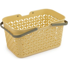 Prima-obchod Plastový košík 18,5x28 cm, barva 2 žlutá