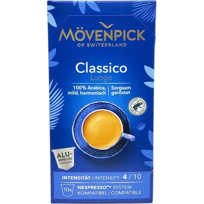 Mövenpick Classico Lungo kapsule Nespresso 10 ks