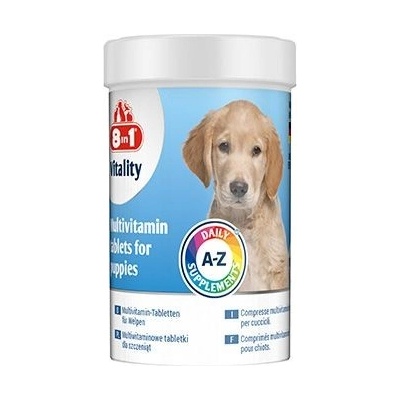 8 in 1 Pet Products Vitality Multivitamin 8in1 for Puppies 100 tbl