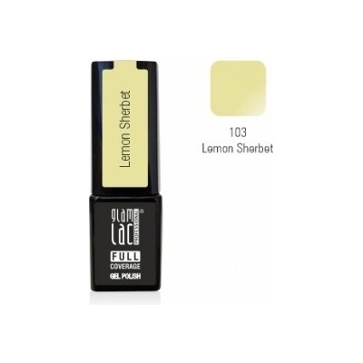 GlamLac Gel lak žlutý 103 Lemon Sherbet 6 ml