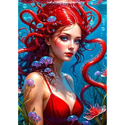 Enjoy - Puzzle Ginger Mermaid - 1 000 piese