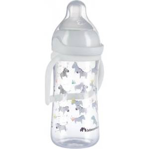 Bebeconfort Бебешка бутилка с дръжки Bebe Confort - Emotion Physio, 270 ml, White Savannah (3102201120) - ozone