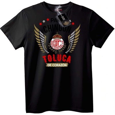 NOONEBRAND Тениска Toluca Футбол С Цяло Сърце - S, Black
