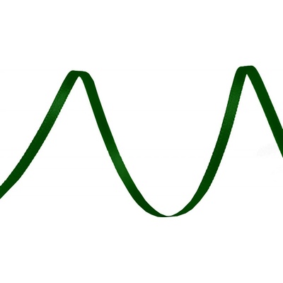 Prima-obchod Atlasová stuha oboulící šíře 3 mm, barva 315 zelená tm.