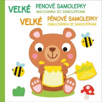 Velké pěnové samolepky Medvídek – Zboží Mobilmania