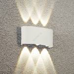 Brilagi - led външно стенно осветително тяло flarebox led/6w/230v бяло ip65 (bg2260)