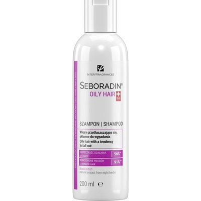 Seboradin Oily Hair šampón proti lupinám a vypadávaniu vlasov 200 ml