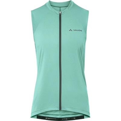 Vaude Дамска фланелка с къс ръкав за колоездене Vaude Women's Matera Full Zip Tricot Slim Cycling jersey - Sage - размер 40 (EU) (156-2798-0213)