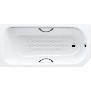 KALDEWEI Advantage - Правоъгълна вана Saniform V4 Star 332, 160x70 см, с отвори за дръжки, противоплъзгащо покритие по цялата повърхност, Perl-Effekt, бяла 134334013001 (134334013001)