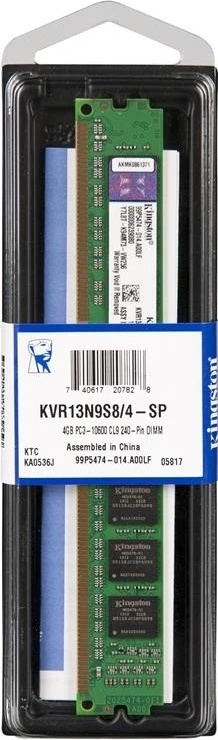 Kingston DDR3 4GB 1333MHz CL9 KVR13N9S8/4 od 14,9 € - Heureka.sk