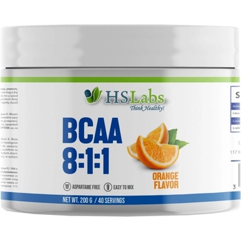 Image 1 of HS Labs Bcaa 8: 1: 1 [200 грама] Портокал