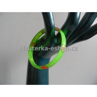 Bizuterka-eshop.cz zelený s květy BZ-04081