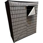 TopMebel Текстилен гардероб Perilla в сив цвят 117x48x145cm