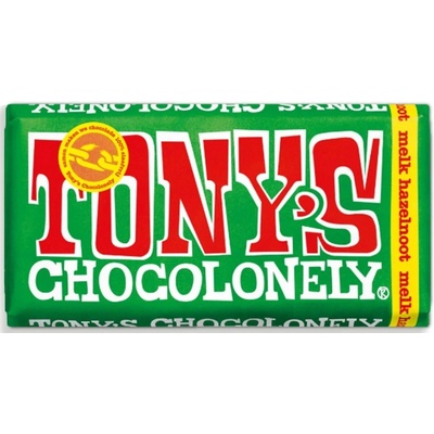 Tony's Chocolonely mléčná s lískovými oříšky 240 g