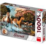 Dino - Puzzle SECRET COLLECTION: Horses - 1 000 piese