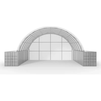 Gazelt Zadní stěna pro kontejnerové zastřešení 6 m PVC 900 g/m²