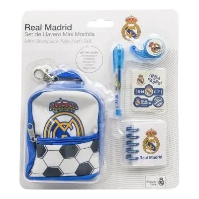Cerda Детски комплект мини раница-портмоне с аксесоари real madrid