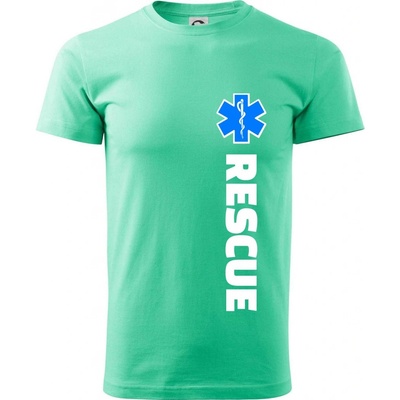 Rescue pre záchranárov pánske tričko mätová