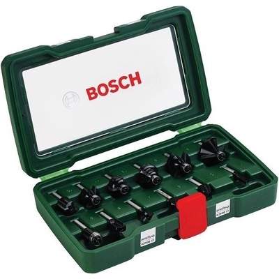 BOSCH 12-dílná sada TC fréz (8 mm stopka) - 2 607 019 466