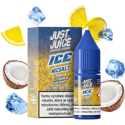 Just Juice ICE Citron & Coconut Just Juice Salt 10 ml 11 mg