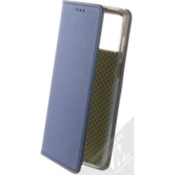 Pouzdro 1Mcz Magnet Book flipové Motorola Moto G73 tmavě modré