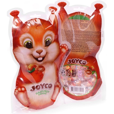 Joyco Kakaové dražé s lískovými oříšky VEVERKA 150 g