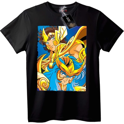 NOONEBRAND Тениска Златни Светци от Saint Seiya - 7XL, White
