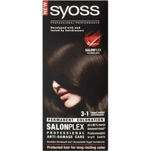 Syoss Permanent Coloration permanentní barva na vlasy 3-1 Dark Brown 50 ml